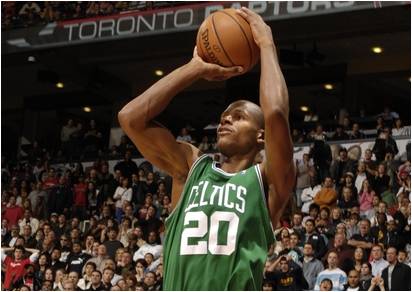 ray allen foto. Ray Allen gets paid a lot of