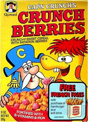 The Cap'n Hangin' with the Crunch Berry Beast